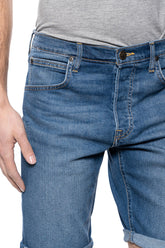 Męskie Spodnie Jeansowe Krótkie Lee 5 Pocket Short Jeans Maui Mid L73EMGTP 112120490